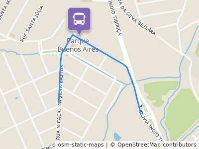 Mapa da parada