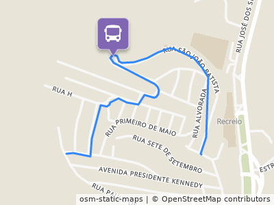 Mapa da parada
