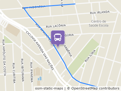 Mapa da parada