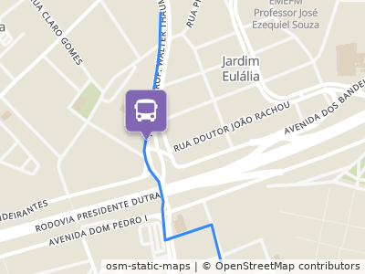 Mapa da parada