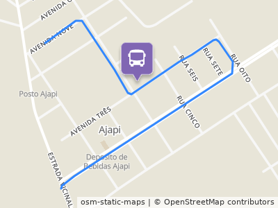 Mapa da parada