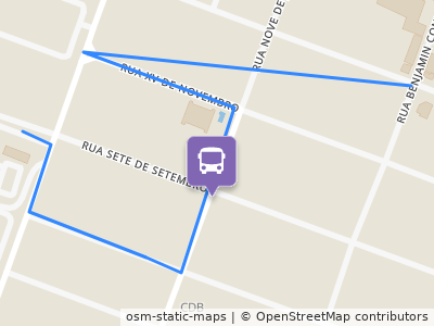 Mapa da parada