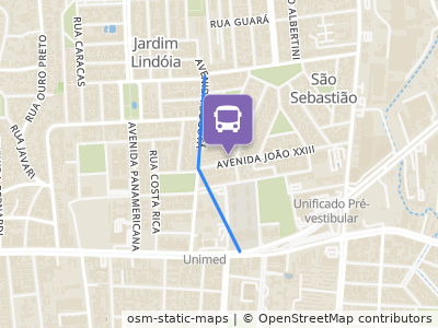 Mapa da parada
