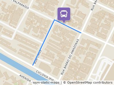 Mapa da parada