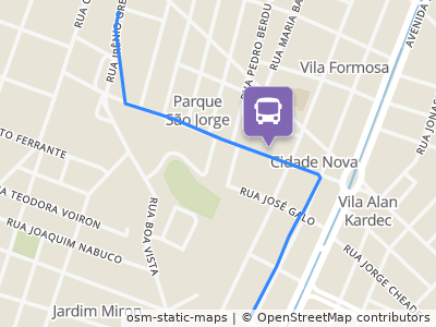 Mapa da parada