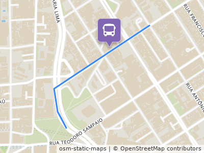 Mapa da parada