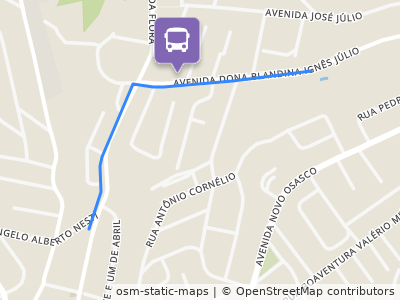 Mapa da parada