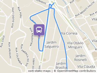 Mapa da parada
