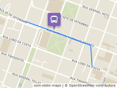 Mapa da parada