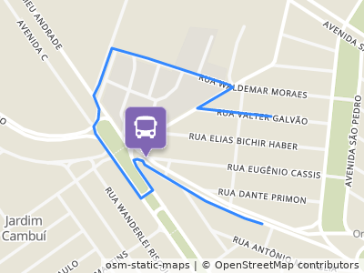 Mapa da parada