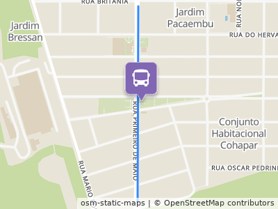 Mapa da parada