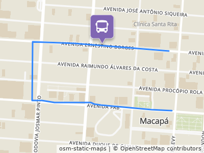 Mapa da parada