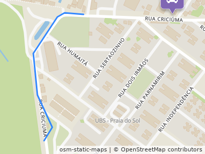 Mapa da parada