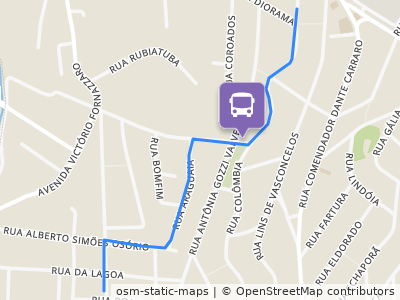 Mapa da parada