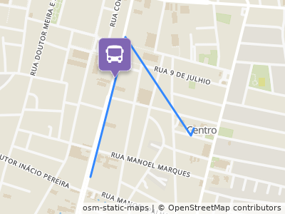 Mapa da parada