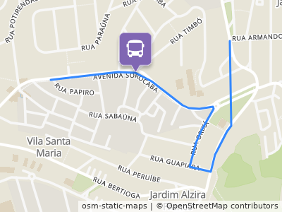 Mapa da parada
