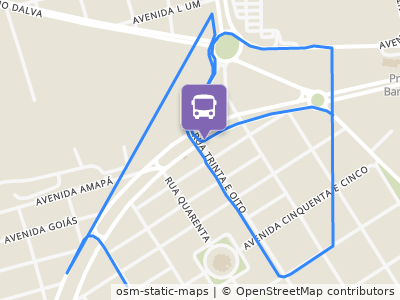 Mapa da parada