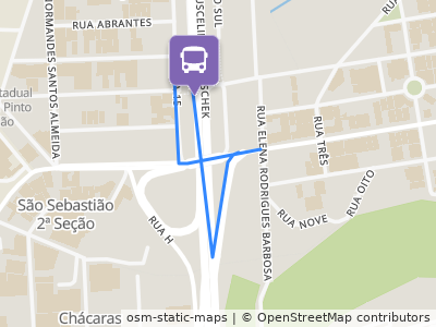 Mapa da parada