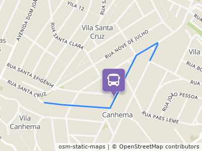 Mapa da parada