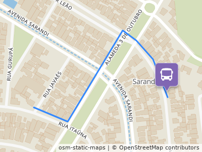 Mapa da parada