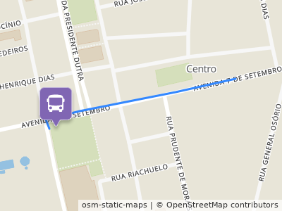 Mapa da parada