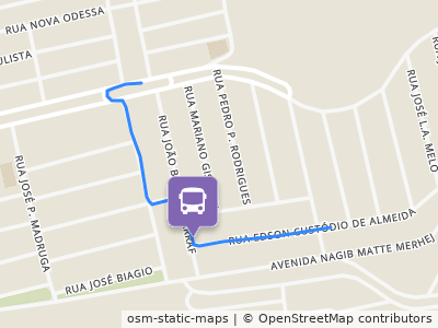 Mapa da parada