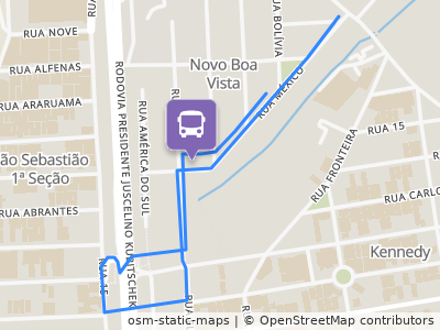 Mapa da parada