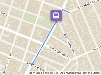 Mapa da parada