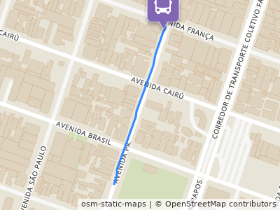 Mapa da parada