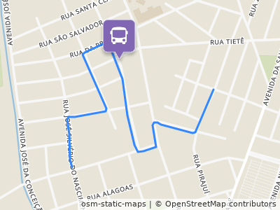 Mapa da parada