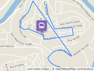 Mapa da parada
