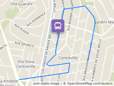 Mapa da parada