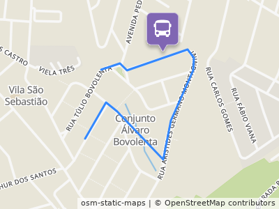 Mapa da parada