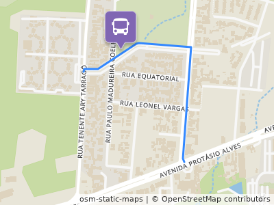 Mapa da parada