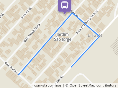 Mapa da parada