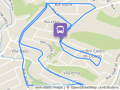 Mapa da parada