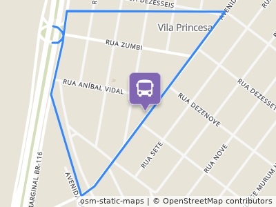 Mapa da parada