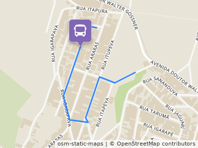 Mapa da parada