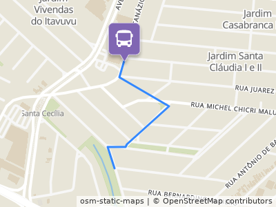 Mapa da parada