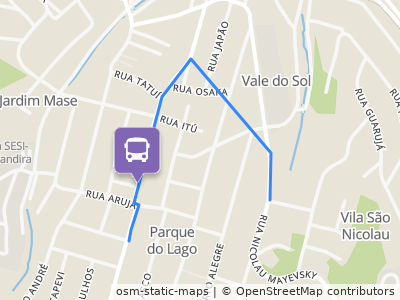 Mapa da parada
