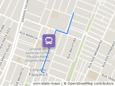 Mapa da parada