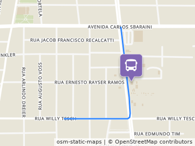 Mapa da parada