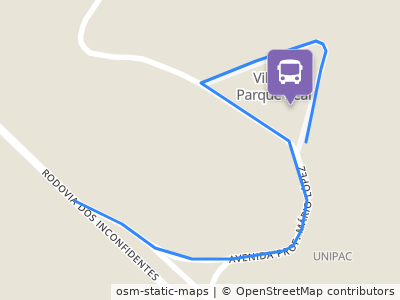 Mapa da parada