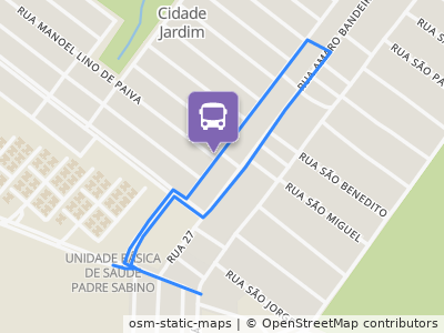 Mapa da parada