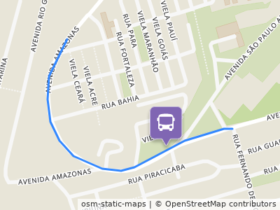 Mapa da parada