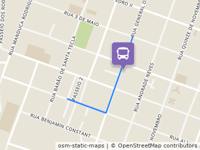 Mapa da parada