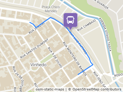 Mapa da parada