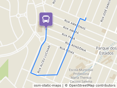 Mapa da parada