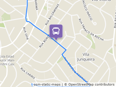 Mapa da parada