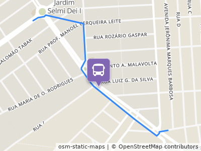 Mapa da parada